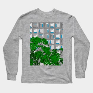 Block and Plant: Monstera Long Sleeve T-Shirt